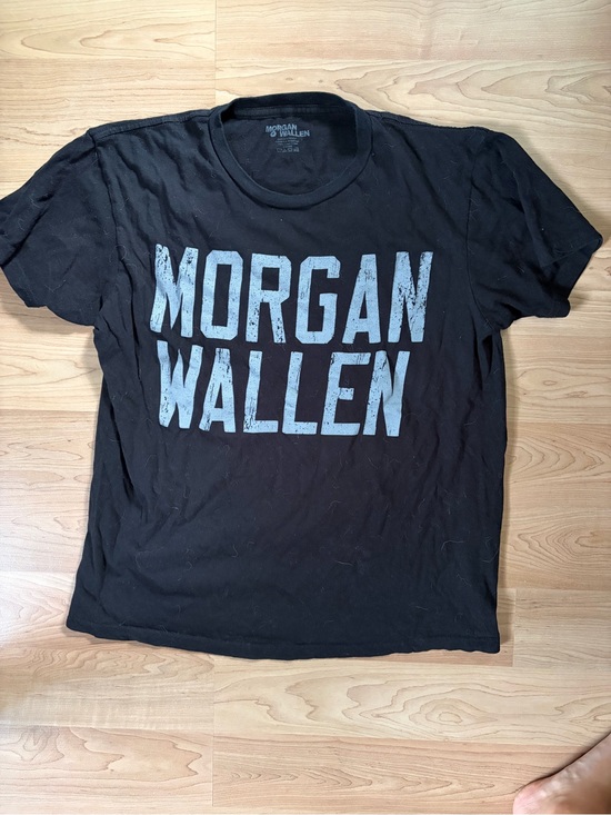 Morgan Wallen Tops - Black Logo Graphic Tee